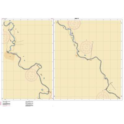HISTORICAL NOAA Chart 18667: Sacramento River Fourmile Bend To Colusa