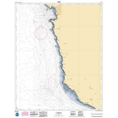 HISTORICAL NOAA Chart 18686: Pfeiffer Point to Cypress Point