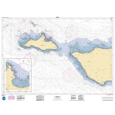 HISTORICAL NOAA Chart 18727: San Miguel Passage;Cuyler Harbor