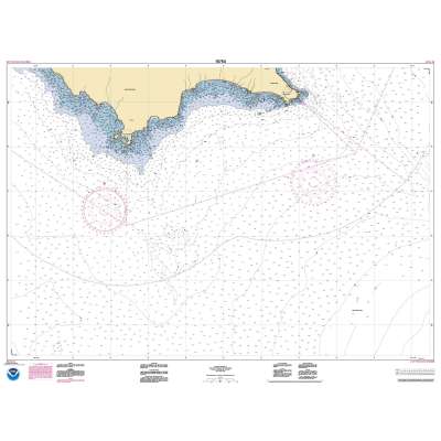 HISTORICAL NOAA Chart 18764: San Clemente Island Pyramid Cove and approaches