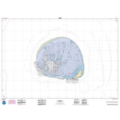 HISTORICAL NOAA Chart 19483: Hawai'i Kure Atoll