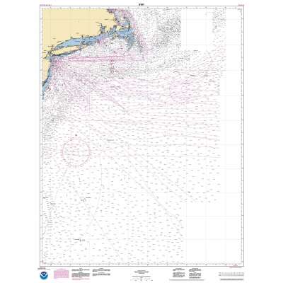 NOAA Chart 5161: Newport, Rhode Island to Bermuda (Plotting Sheet)