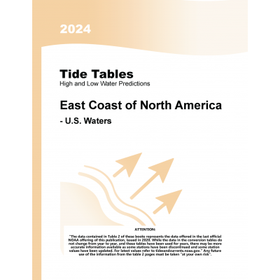 2024 Tide Tables - East Coast of North America - U.S. Waters