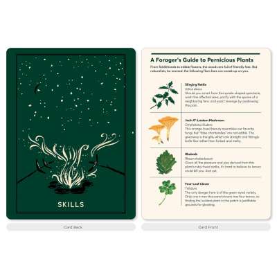 The Campout Card Deck - 50 Cards to Elevate your Outdoor Adventure - Illustrated Cards