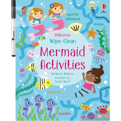Wipe-Clean Mermaid Activities  - Book