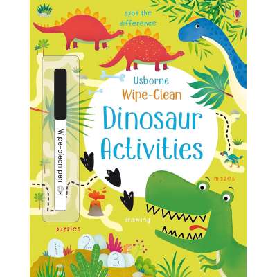 Wipe-Clean Dinosaur Activities  - Book