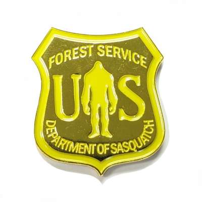 USFS Department of Sasquatch - Gold - Lapel Pin