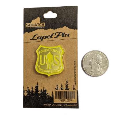 USFS Department of Sasquatch - Gold - Lapel Pin