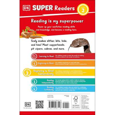 DK Super Readers Level 2 Snakes Slither and Hiss - Book