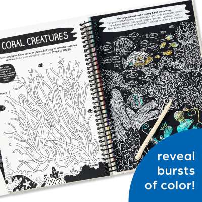 Scratch-Off Hidden Pictures Mysterious Ocean Puzzles - Book