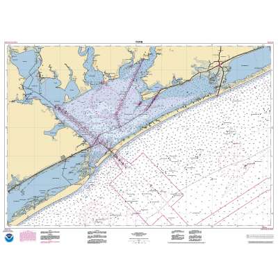 HISTORICAL NOAA Chart 11316: Matagorda Bay and approaches