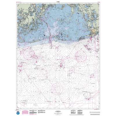 HISTORICAL NOAA Chart 11356: Isles Dernieres to Point au Fer