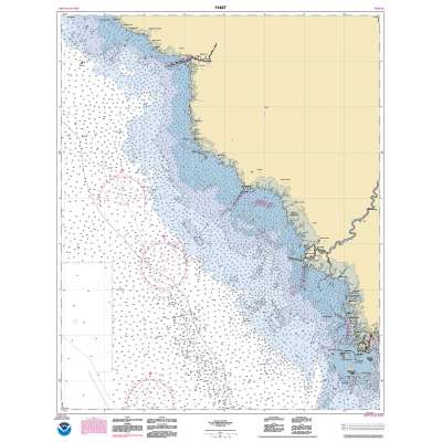 HISTORICAL NOAA Chart 11407: Horseshoe Point to Rock Islands;Horseshoe Beach