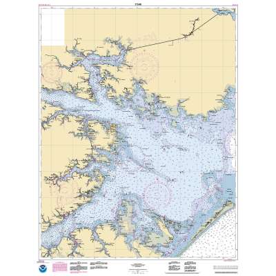 HISTORICAL NOAA Chart 11548: Pamlico Sound Western Part