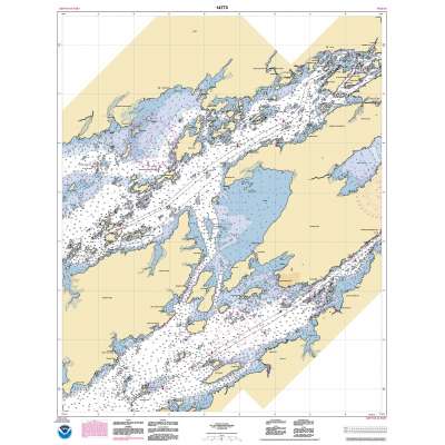 HISTORICAL NOAA Chart 14773: Gananoque: Ont.: to St. Lawrence Park. N.Y.