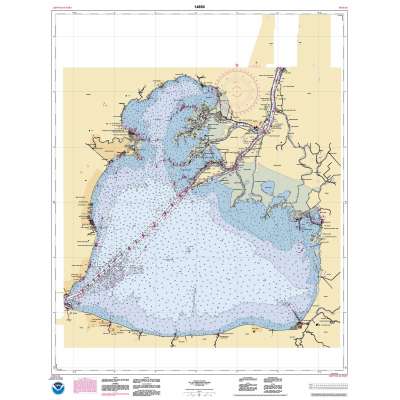 HISTORICAL NOAA Chart 14850: Lake St. Clair