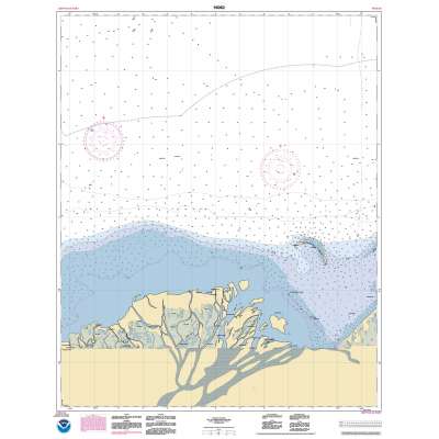 HISTORICAL NOAA Chart 16063: Harrison Bay-eastern part