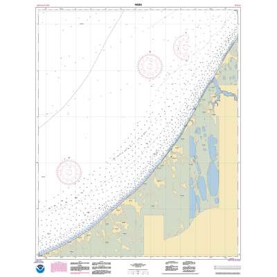 HISTORICAL NOAA Chart 16083: Skull Cliff and vicinity