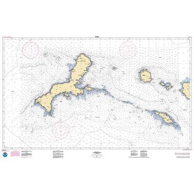 HISTORICAL NOAA Chart 16441: Kiska Island and approaches