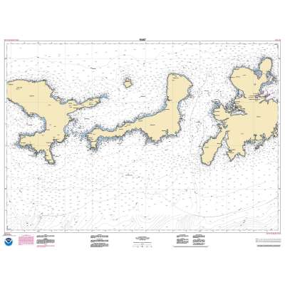 HISTORICAL NOAA Chart 16467: Adak Island to Tanaga Island