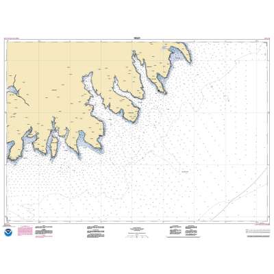 HISTORICAL NOAA Chart 16521: Unalaska Island Protection Bay to Eagle Bay