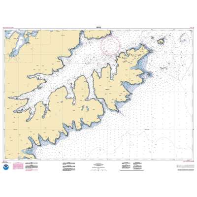HISTORICAL NOAA Chart 16522: Beaver Inlet