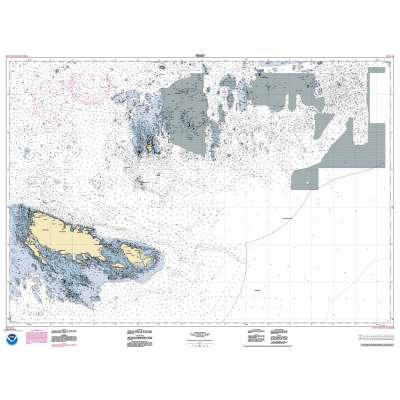 HISTORICAL NOAA Chart 16547: Sanak Island and Sandman Reefs;Northeast Harbor;Peterson and Salmon Bays;Sanak Harbor