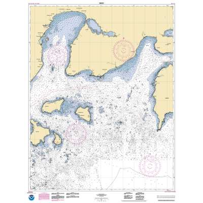 HISTORICAL NOAA Chart 16551: Unga Island to Pavlof Bay: Alaska Pen.