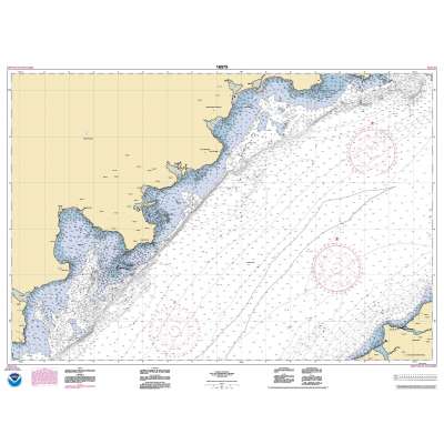 HISTORICAL NOAA Chart 16575: Dakavak Bay to Cape Unalishagvak;Alinchak Bay