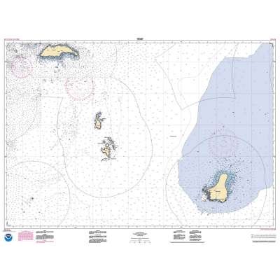 HISTORICAL NOAA Chart 16587: Semidi Islands and Vicinity