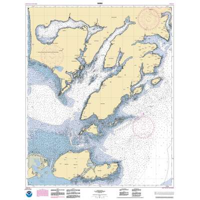 HISTORICAL NOAA Chart 16590: Kodiak Island Sitkinak Strait and Alitak Bay