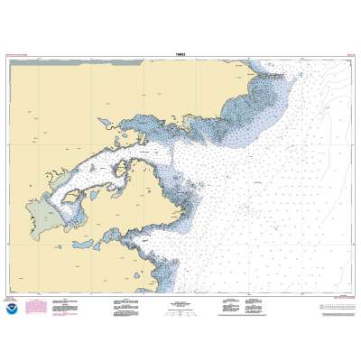 HISTORICAL NOAA Chart 16603: Kukak Bay: Alaska Peninsula