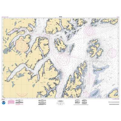 HISTORICAL NOAA Chart 16705: Prince William Sound-western part