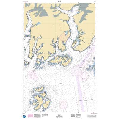 HISTORICAL NOAA Chart 16713: Naked Island to Columbia Bay