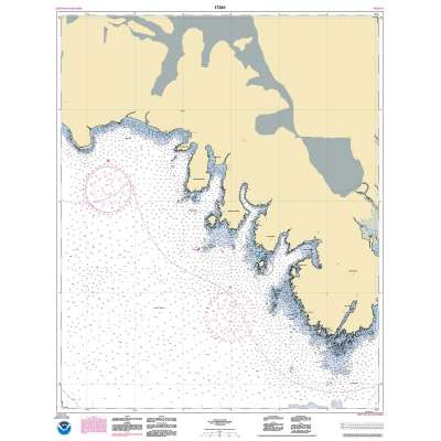 HISTORICAL NOAA Chart 17301: Cape Spencer to Icy Point