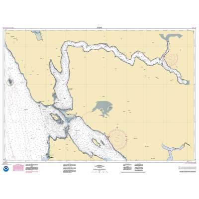 HISTORICAL NOAA Chart 17311: Holkham Bay And Tracy Arm - Stephens Passage