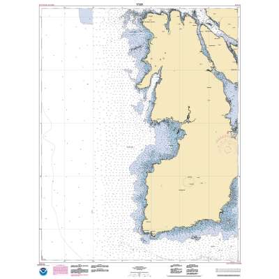 HISTORICAL NOAA Chart 17325: South and West Coasts of Kruzof Island
