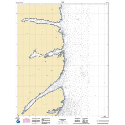 HISTORICAL NOAA Chart 17333: Ports Herbert: Walter: Lucy and Armstrong