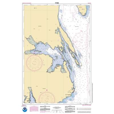 HISTORICAL NOAA Chart 17362: Gambier Bay: Stephens Passage