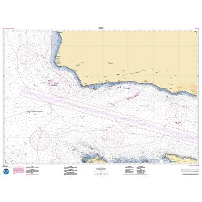 HISTORICAL NOAA Chart 18721: Santa Cruz Island to Purisima Point