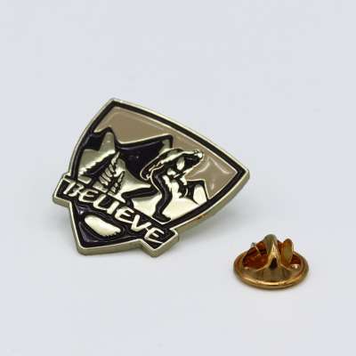 Bigfoot Believe Shield - Lapel Pin