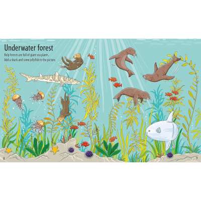 First Sticker Book Under the Sea - Book