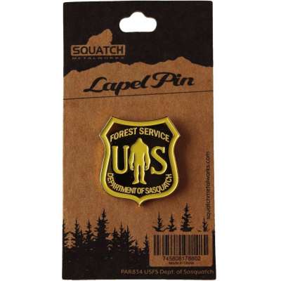 USFS Department of Sasquatch - Green - Lapel Pin