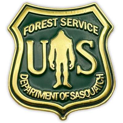 USFS Department of Sasquatch - Green - Lapel Pin