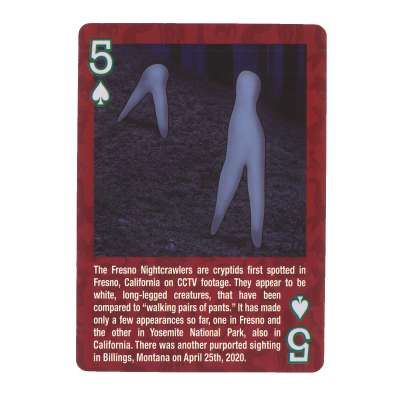 Cryptid Creatures - Playing Cards