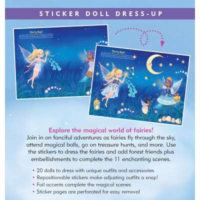 Fairies Sticker Doll Dress-Up - Book