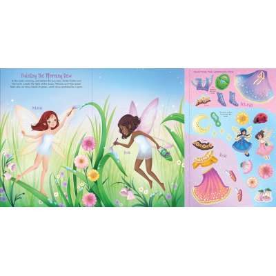 Fairies Sticker Doll Dress-Up - Book