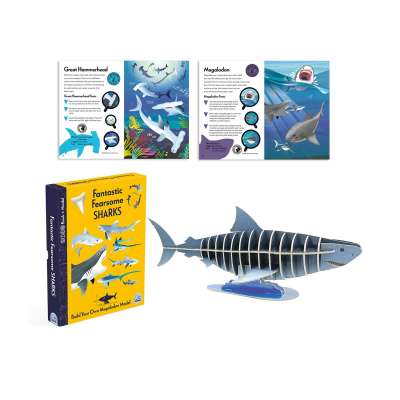 Fantastic Fearsome Sharks (STEM Book + Model Kits) - Book