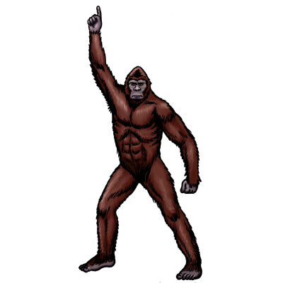 Disco Squatch STICKER (1 STICKER)