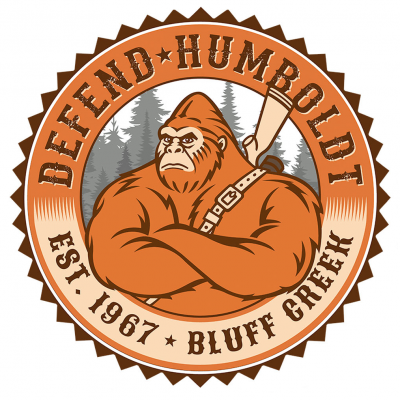 Defend Humboldt Bigfoot STICKER (1 STICKER)